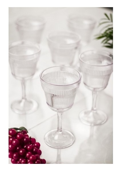 Barok Şeffaf Ayaklı Bardak modelleri