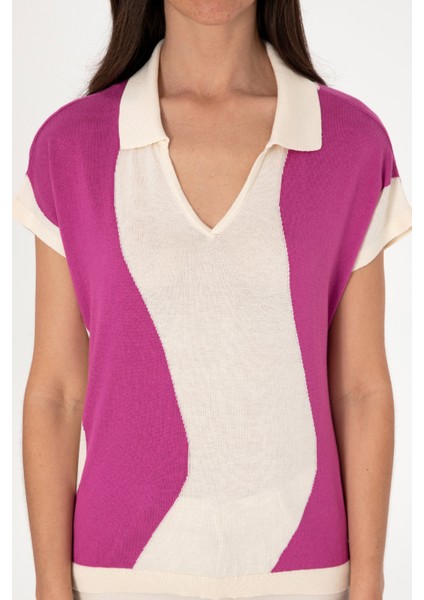 Kadın Fuşya Kazak /triko 50306755-VR023