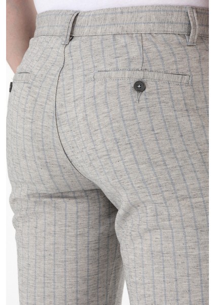 Erkek Açık Gri Pantolon (Kanvas-Chino) 50300400-VR001