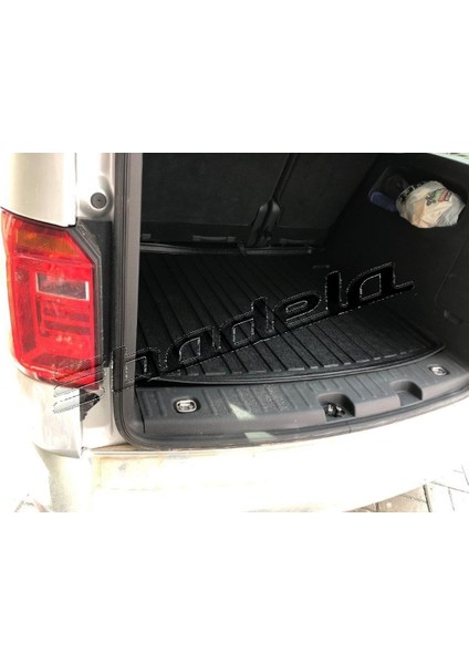 2014 Vw Caddy Koltuklu Van 3D Kauçuk Bagaj Havuzu