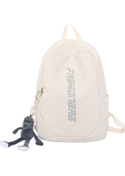 Orta ve Lise Üniversite Öğrencileri Okul Çantası Omuzdan Askili Çanta Naylon Torba Kız Öğrenci Kampüs Sırt Çantası (Yurt Dışından)