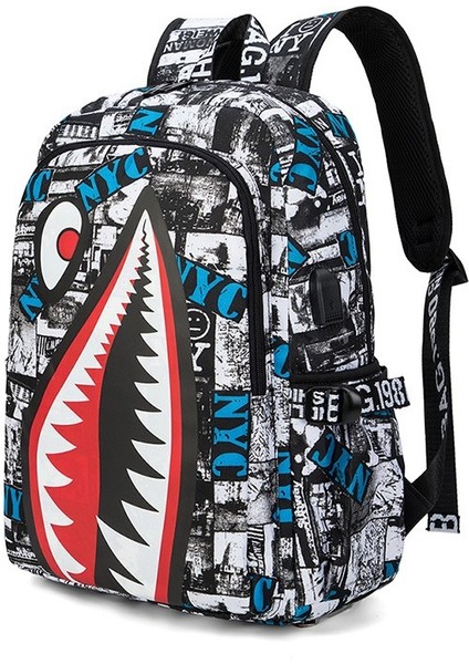 Ortaokul Öğrencileri Için Moda Trendi Hafif ve Basit Kişilik Sırt Çantası (Yurt Dışından)