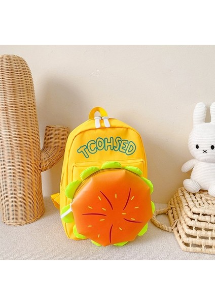 Şirin Hamburger Şekilli Anaokulu Çantası (Yurt Dışından)