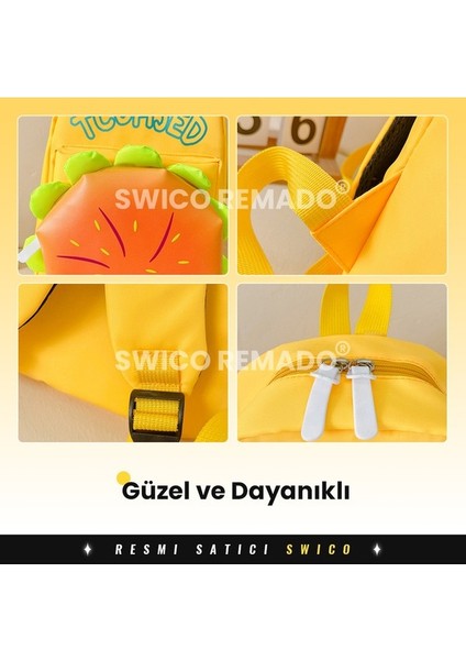 Şirin Hamburger Şekilli Anaokulu Çantası (Yurt Dışından) indirimleri