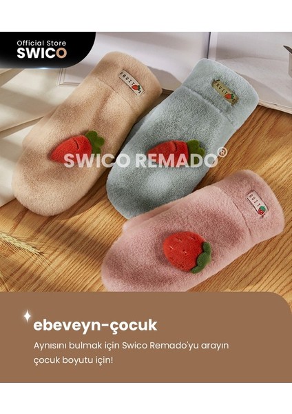 Kadınlar Için Sevimli Peluş Elnler - Haki (Yurt Dışından) indirimleri