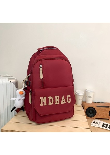 Kadınlar Için Okul Çantaları, Geniş Kapasiteli, Erkek Modelleri, Ortaokul ve Lise Öğrencileri Için Güçlü ve Dayanıklı Sırt Çantaları, Trend Üniversite Öğrencisi Çift Sırt Çantala (Yurt Dışından)