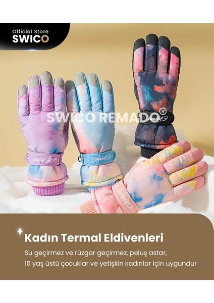 Kadın Suya Dayanıklı Dokunmatik Kayak Elnleri - (Yurt Dışından)