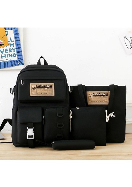 Ilkokul Öğrencileri Için Dört Parçalı Okul Çantası Seti, Yeni Çok Yönlü Kampüs Ders Çantaları, Ortaokul Öğrencileri Için Büyük Kapasiteli Sırt Çantaları (Yurt Dışından)