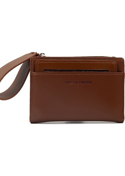 Birden Fazla Kart Yuvası, Çıkarılabilir Kart Tutucusu ve Bozuk Para Cüzdanı Bulunan, Modaya Uygun Kısa Ikiye Katlanmış Cüzdan (Yurt Dışından)