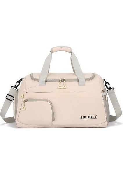 Spor Çantası Islak ve Kuru Eğitim Egzersiz Çantası El Tipi Yürüyüş Büyük Kapasiteli Seyahat Çantası (Yurt Dışından)