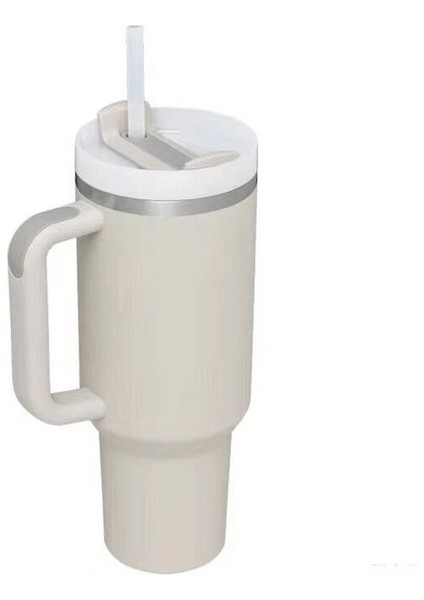 40OZ Sapır Kupa 314 Paslanmaz Çelik Kupa Vakum Çift Katmanlı Taşınabilir Buzlu Bully Saman Vakum Kupası (Yurt Dışından)