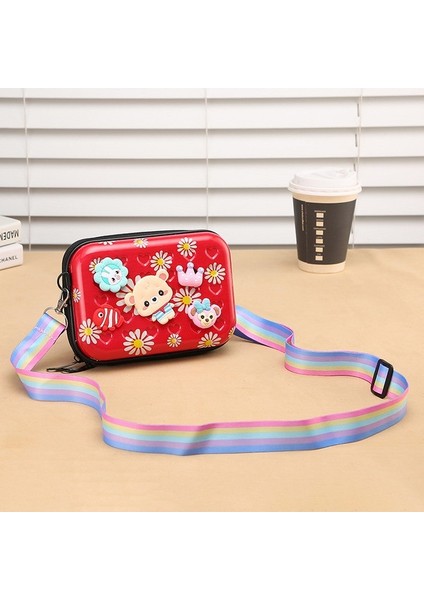 Mini Bavul Kadın Küçük Çanta Crossbody Omuz Kişilik El Tipi Bavul Tarzı Kutu Küçük Kare Çanta (Yurt Dışından) fiyatları