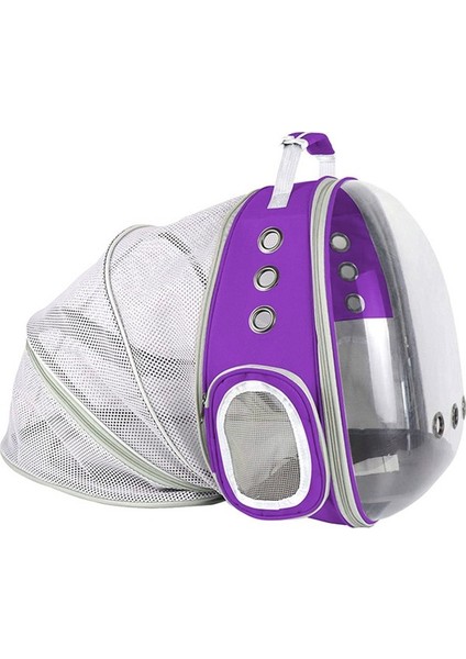 Taşınabilir Genişletilebilir Omuz Uzay Kapsülü ile Kedi Çantası Evcil Hayvan Gezi Çantası Nefes Alabilen Genişletilebilir Kedi Sırt Çantası (Yurt Dışından)