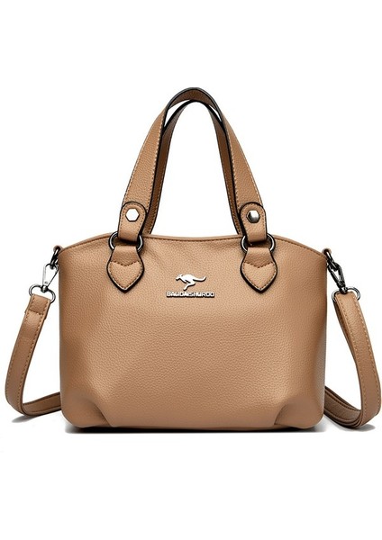 Çanta Moda Anne Sebze Sepeti Çanta Basit Kore Tarzı Trendy Bir Omuz Messenger Çanta Büyük Kapasiteli (Yurt Dışından)