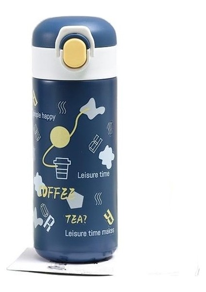 Çocuk Karikatür Kilit Zıplayan Bardak Çift Katmanlı Vakum Sevimli Bezelye Fincan 316 Paslanmaz Çelik Doğrudan Içme Termos (Yurt Dışından) fiyatları