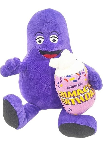 Grimace Mor Yüz Buruşturma Milk Peluş Oyuncak (Yurt Dışından)
