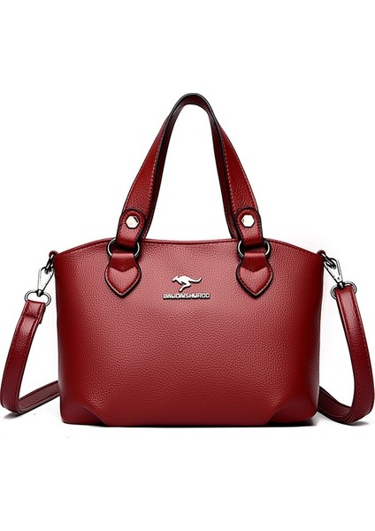 Çanta Moda Anne Sebze Sepeti Çanta Basit Kore Tarzı Trendy Bir Omuz Messenger Çanta Büyük Kapasiteli (Yurt Dışından)