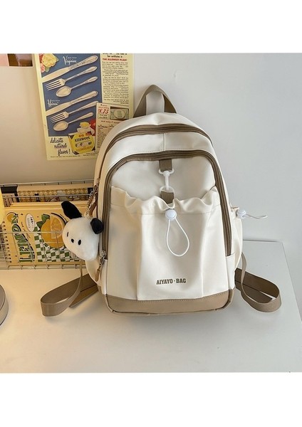 Basit ve Çok Yönlü Okul Çantası Kadın Ortaokul ve Lise Öğrencisi Sırt Çantası Üniversite Öğrencisi Sırt Çantası Seyahat Sırt Çantası (Yurt Dışından)