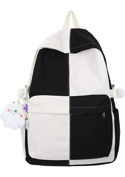 Basit Küçük Taze Sırt Çantası Yeni Moda Rahat Moda Büyük Kapasiteli Sırt Çantası Ortaokul Erkek ve Kız Öğrenci Okul Çantası (Yurt Dışından)