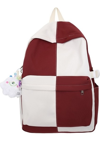 Basit Küçük Taze Sırt Çantası Yeni Moda Rahat Moda Büyük Kapasiteli Sırt Çantası Ortaokul Erkek ve Kız Öğrenci Okul Çantası (Yurt Dışından) fiyatları