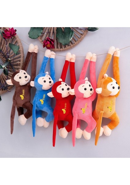 55 cm Maymun Peluş Oyuncak Uzun Kol Muz Maymun Perde Maymun Çarpışma Önleyici Bebek Bebek (Yurt Dışından) fiyatları
