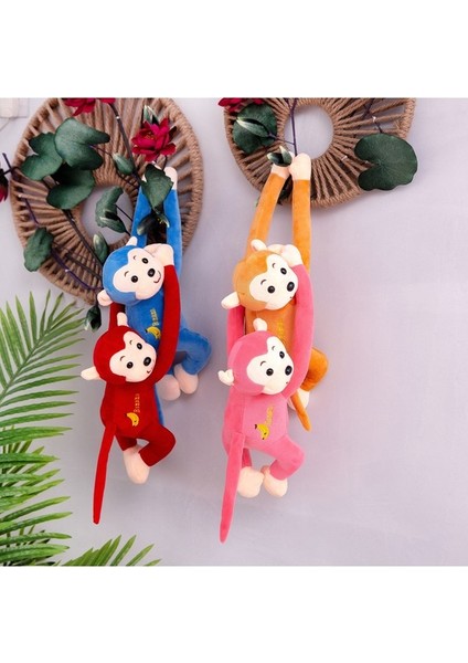 55 cm Maymun Peluş Oyuncak Uzun Kol Muz Maymun Perde Maymun Çarpışma Önleyici Bebek Bebek (Yurt Dışından) modelleri