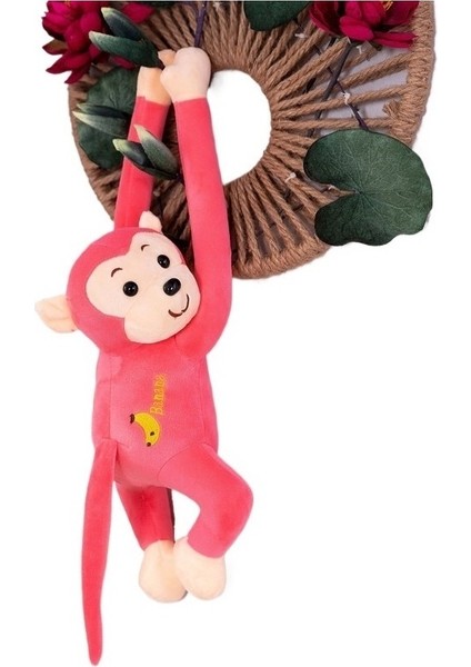 55 cm Maymun Peluş Oyuncak Uzun Kol Muz Maymun Perde Maymun Çarpışma Önleyici Bebek Bebek (Yurt Dışından) fırsatları