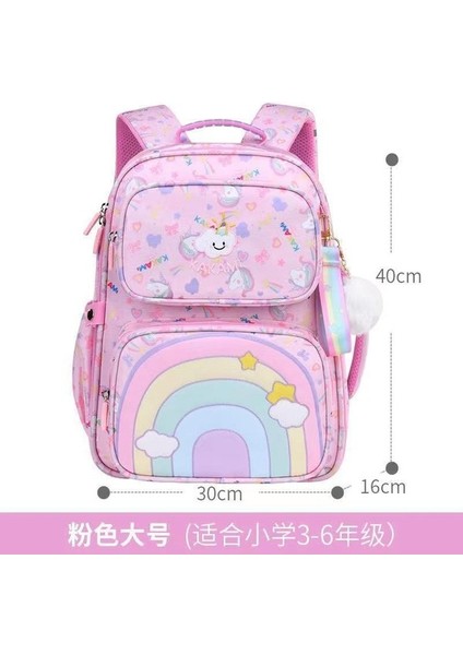 6-12 Yaş I Kızlar Için Su Geçirmez, Yük Azaltıcı Omurga Sırt Çantası (Yurt Dışından)