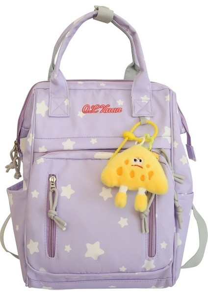 Okul Çantası Kadın Küçük Taze Sırt Çantası Rahat Büyük Kapasiteli Moda Ortaokul ve Lise Üniversite Öğrencisi Sırt Çantası (Yurt Dışından)