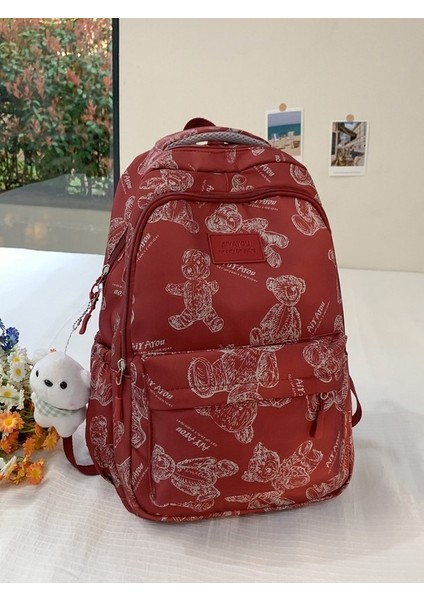 Sırt Çantası Kızlar Hafif Büyük Kapasiteli Ortaokul ve Lise Öğrencisi Okul Çantası Trendy ve Havalı Rahat Sırt Çantası (Yurt Dışından) fiyatları