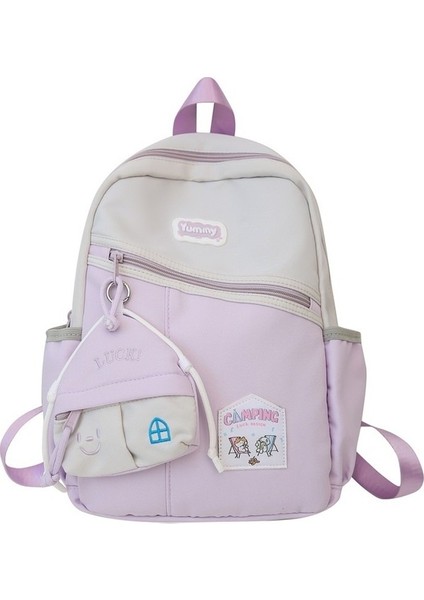 Yeni Çok Yönlü Modaya Uygun Sırt Çantası, Basit Gündelik Hafif Sırt Çantası, Büyük Kapasiteli Seyahat Sırt Çantası, Japon ve Koreli Öğrenci Okul Çantası (Yurt Dışından)