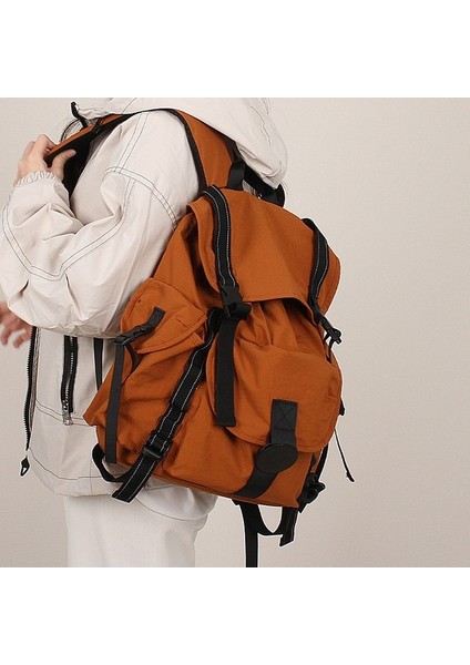 Kadın Üniversite Öğrencileri Için Sırt Çantası Açık Seyahat Büyük Kapasiteli Bilgisayar Sırt Çantası Rahat Hafif Dağcılık Çantası (Yurt Dışından)