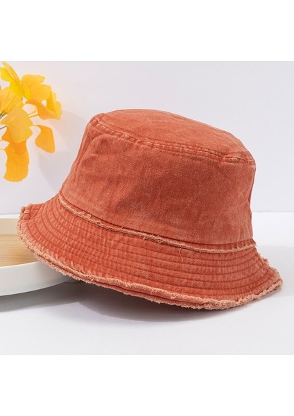 Güneş Koruyucu Balıkçı Şapkası Yaz Erkek ve Kadın Retro Ingiliz Şapkası Tüm Maç (Yurt Dışından)