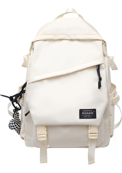 Sırt Çantası, Basit Çift Sırt Çantası, Ortaokul Öğrencisi, Lise Öğrencisi, Üniversite Öğrencisi Okul Çantası, Şık Büyük Kapasiteli Sırt Çantası (Yurt Dışından)