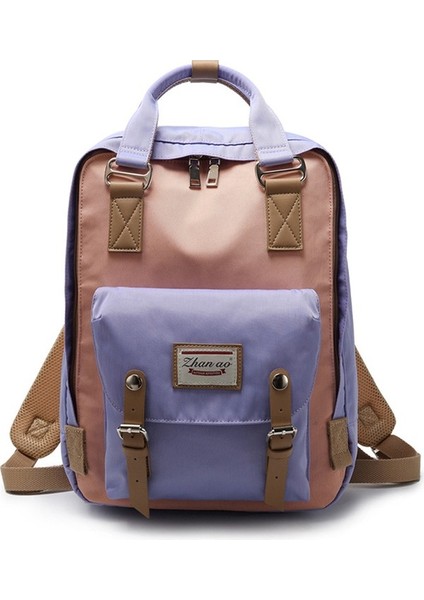 Sırt Çantası Şeker Rengi Moda Okul Çantası Bilgisayar Çantası (Yurt Dışından)