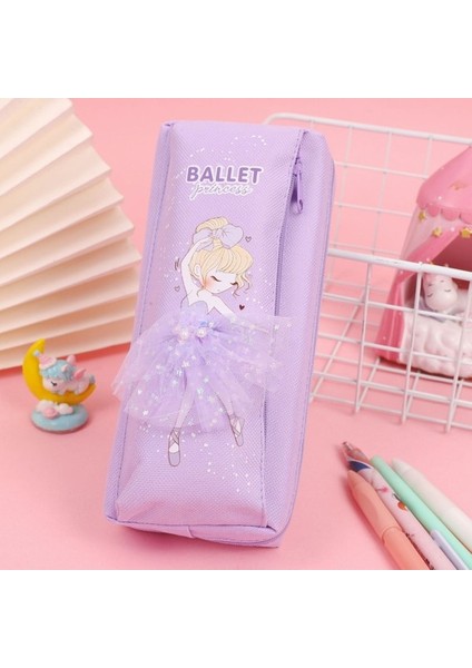 Kızlar Için Yeni Büyük Kapasiteli ve Güzel Kalem Kutusu, Ilkokul ve Ortaokul Öğrencileri Için Kalem Kutusu, Karikatür Sevimli Kırtasiye Çantası (Yurt Dışından)