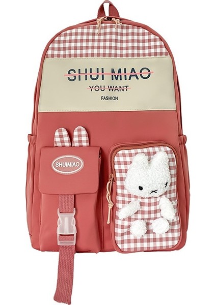 Zethus Yeni Pratik Sırt Çantası Kore Versiyonu Sevimli Karikatür Açık Seyahat Okul Çantası Taze Eğlence Büyük Kapasiteli Okul Sırt Çantası (Yurt Dışından) indirimleri