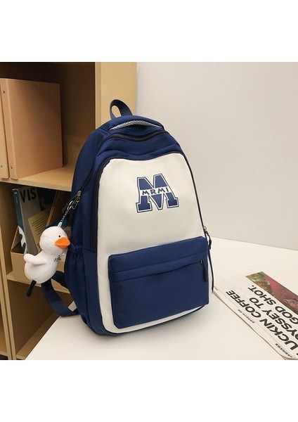 Erkekler Için Okul Çantaları, Lise Öğrencileri, Amerikan Retro Büyük Kapasiteli Sırt Çantaları, Kadınlar Için Çok Yönlü Ortaokul Öğrencisi Sırt Çantaları (Yurt Dışından)