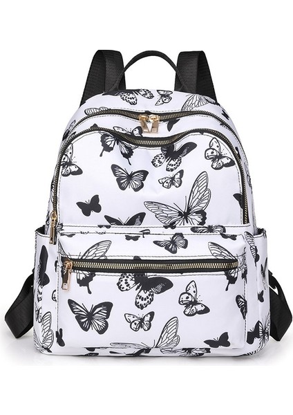 Büyük Kapasiteli Baskılı Sırt Çantası, Gündelik Kadın Sırt Çantası, Taze Kontrast Renkler, Çok Yönlü ve Modaya Uygun Seyahat Çantası (Yurt Dışından) fiyatları