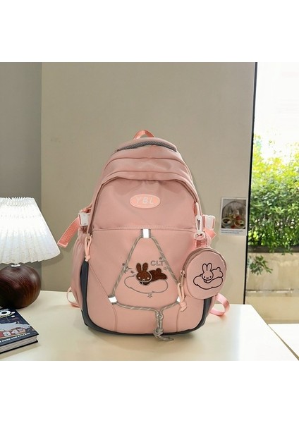 2024 Yeni Okul Çantası Naylon Kumaş Ilkokul Öğrencisi Sırt Çantası Ortaokul Öğrencisi Lise Öğrencisi Çok Yönlü Büyük Kapasiteli Sırt Çantası (Yurt Dışından) fiyatları