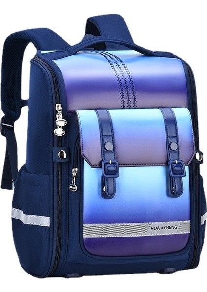 Yeni Uni Arka Yüksek Kali Büyük Kapasiteli Çocuk Okul Çantası, Omurgayı Korur ve Yükü , Havalı Kişilik Okul Sırt Çantası (Yurt Dışından)