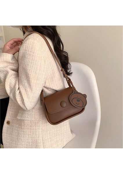 Trendy Moda Casual Kadın Messenger Çanta Omuz Küçük Kare Çanta (Yurt Dışından)