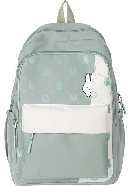 Yeni Pratik Sırt Çantası Kore Versiyonu Sevimli Tavşan Açık Seyahat Sırt Çantası Büyük Kapasiteli Tatlı ve Sevimli Okul Sırt Çantası (Yurt Dışından) indirimleri