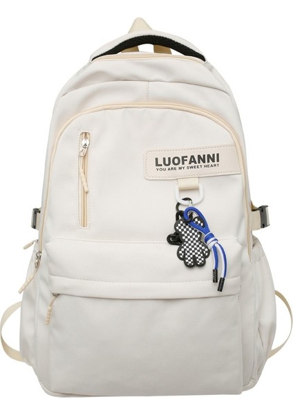 Yeni Uni Sırt Çantası Basit Moda Havalı Okul Çantası Büyük Kapasiteli Kişilik Yakışıklı Moda Kore Okul Sırt Çantası (Yurt Dışından) modelleri