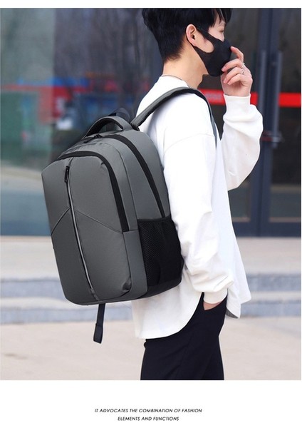 Yeni Uni Sırt Çantası Saf Renk Rahat Sırt Çantası Kore Versiyonu Büyük Kapasiteli Pratik Sırt Çantası Seyahat Sırt Çantası Basit Moda Kolej ve Ortaokul Öğrencileri Okul Sırt Çanta (Yurt Dışından) indirimleri