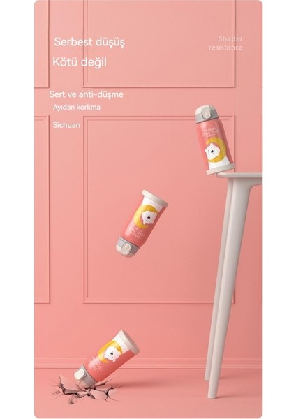 Zethus 550ML Taşınabilir Su Matı - Pembe (Yurt Dışından)