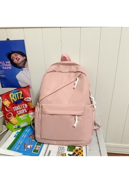 Rahat Basit Okul Çantası Ilkokul Ortaokul Lise Öğrenci Sırt Çantası Büyük Kapasiteli Sırt Çantası Çift Sırt Çantası (Yurt Dışından)