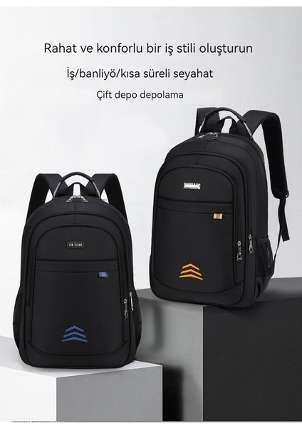 Yeni Erkek Sırt Çantası Kişilik Yakışıklı Pratik Sırt Çantası Işe Gidip Gelirken Büyük Kapasiteli Seyahat Sırt Çantası Basit Moda Spor Sırt Çantası (Yurt Dışından) indirimleri