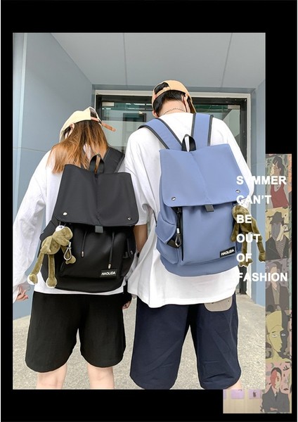 Yeni Uni Sırt Çantası Trendy Serin Omuzdan Askili Çanta Kore Versiyonu Büyük Kapasiteli Okul Çantası Açık Su Geçirmez Takım Çift Sırt Çantası (Yurt Dışından) fiyatları