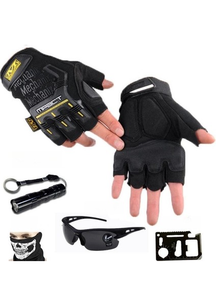 Siyah Termal Yarış Elni Kaymaz Motosiklet Elni (Yurt Dışından)